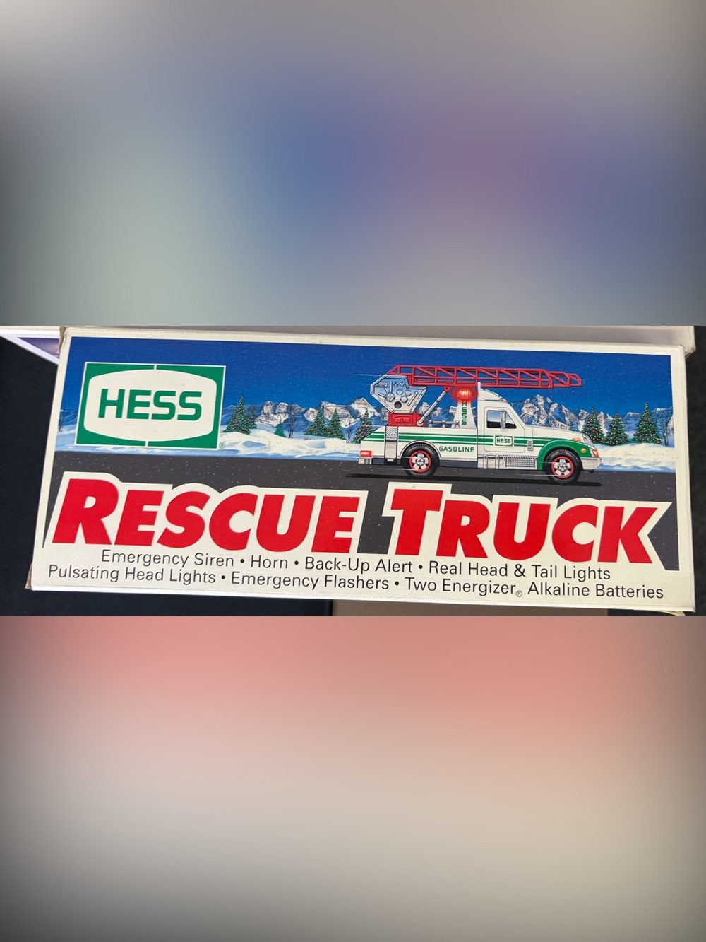 NIB Hess 1994 Rescue Truck Holiday Collectible